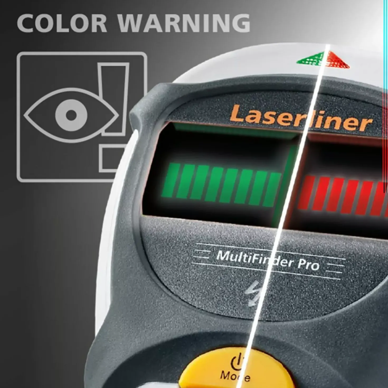 Laserliner MultiFinder Pro Universele Detector - Hout/Metaal/Koper/IJzer