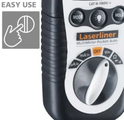 Laserliner MultiMeter Pocket Digitale multimeter - 600V AC/DC & 200mA