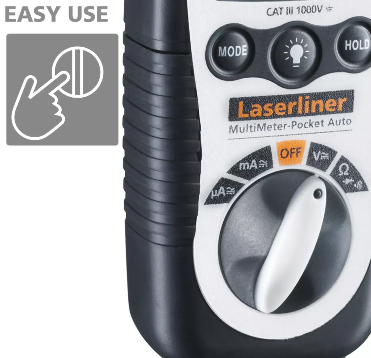 Laserliner MultiMeter Pocket Digitale multimeter - 600V AC/DC & 200mA