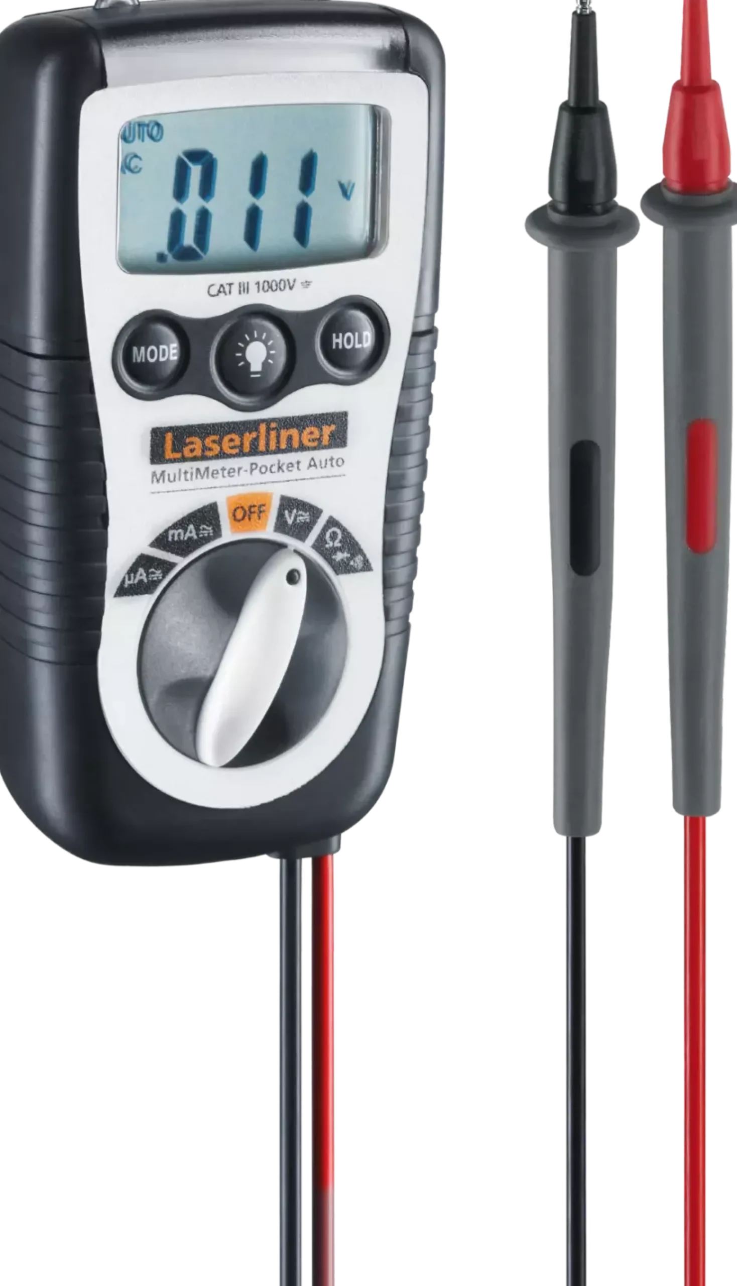 Laserliner MultiMeter Pocket Digitale multimeter - 600V AC/DC & 200mA