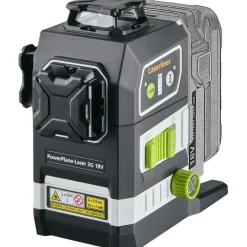 Laserliner PowerPlane-Laser 3G Multi-18V Kruislijnlaser in L-Boxx - 3 lijnen - groen - 60m - IP54
