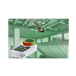 Laserliner PowerPlane-laser 3G Pro Multi-18V Kruislijnlaser in L-Boxx - 3 lijnen - groen - 60m