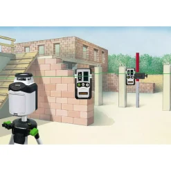 Laserliner SmartLine-Laser Set 360 incl. statief en ontvanger in tas - groen - 30m - 2 lijnen