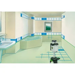 Laserliner SmartLine-Laser Set 360 incl. statief en ontvanger in tas - groen - 30m - 2 lijnen