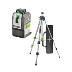 Laserliner SuperLine-Laser G360 Multi-18V Kruislijnlaser incl. statief in tas - 2 lijnen - groen - 30m