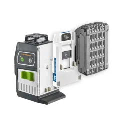 Laserliner SuperLine-Laser G360 Multi-18V Kruislijnlaser incl. statief in tas - 2 lijnen - groen - 30m