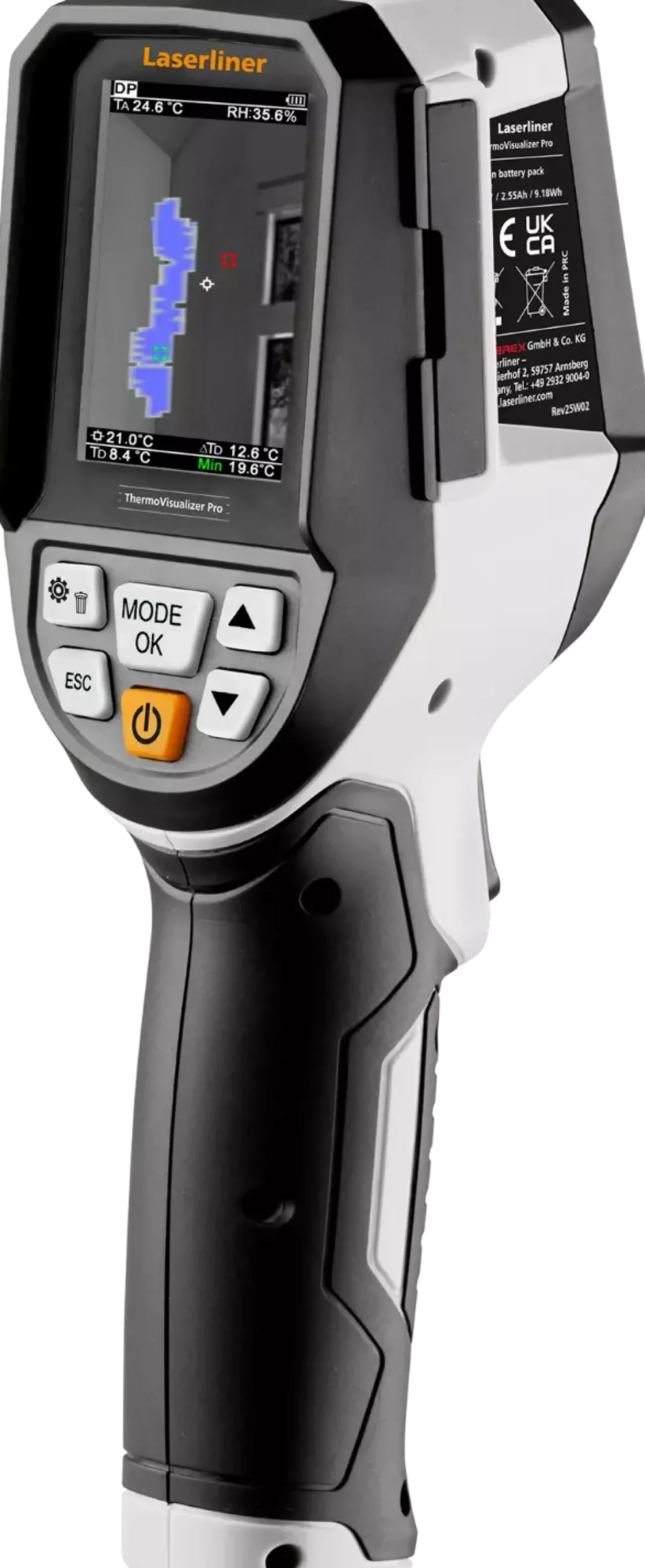 Laserliner ThermiVisualizer Pro Warmtebeeld Camera -20°C-150°C - 320x240px - IP54