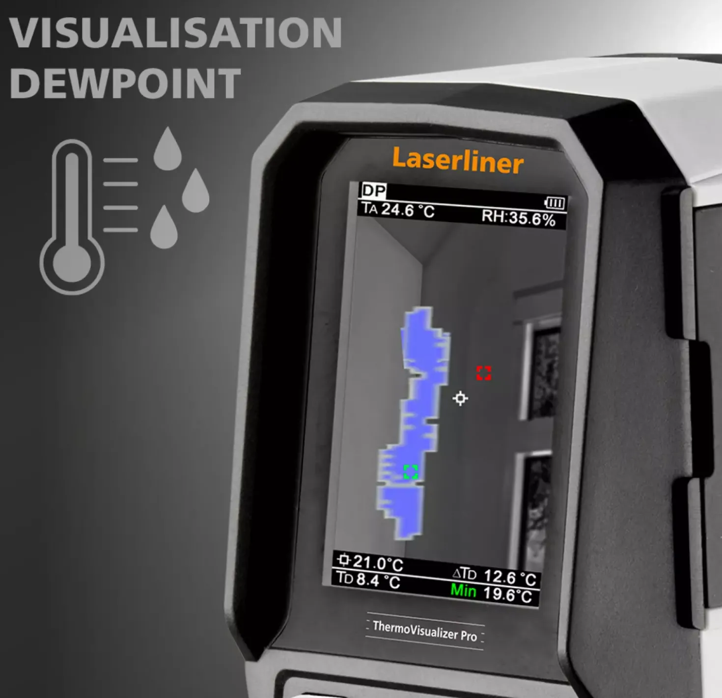 Laserliner ThermiVisualizer Pro Warmtebeeld Camera -20°C-150°C - 320x240px - IP54