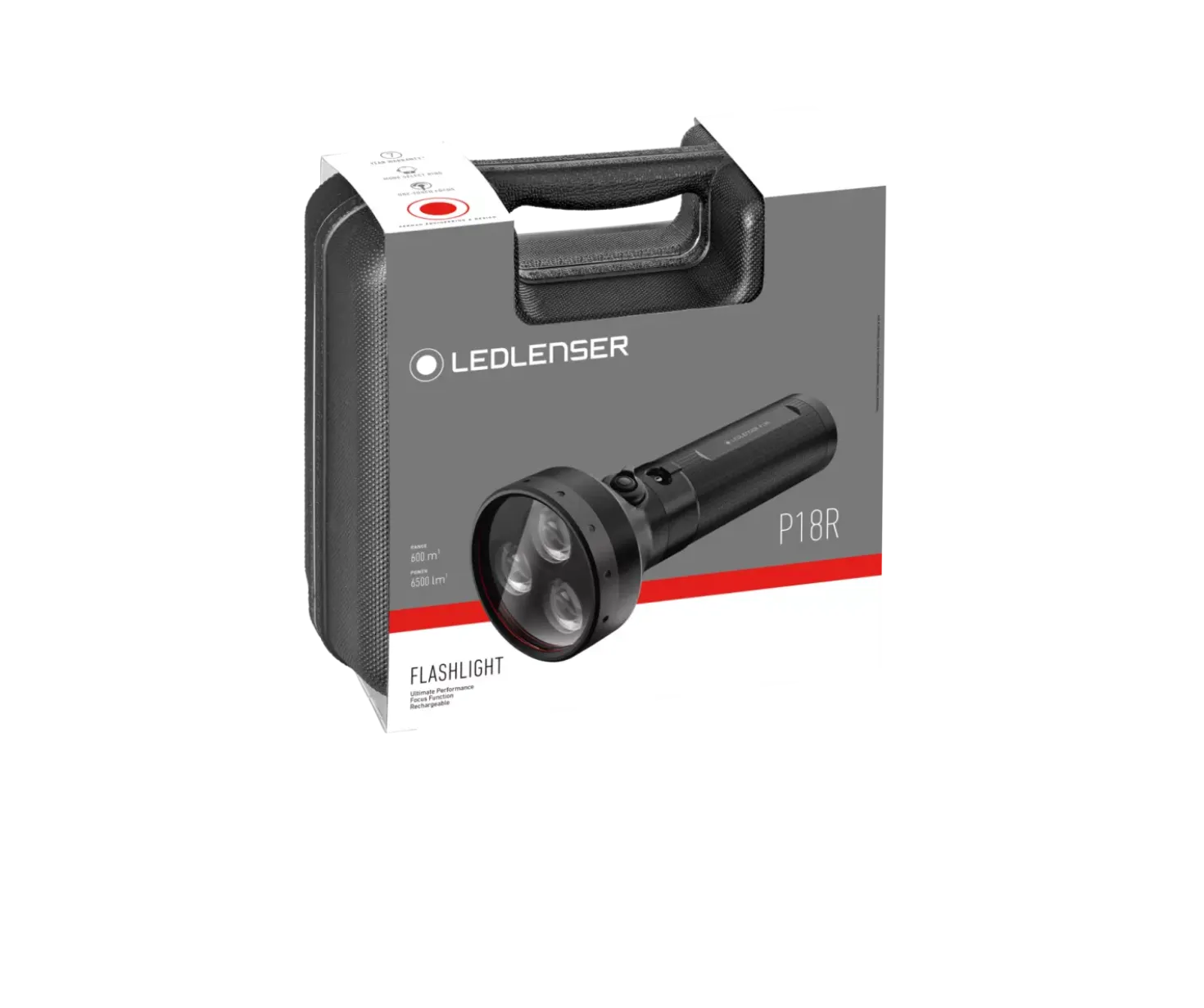Ledlenser P18R LED zaklamp - IP68 - 6500Lm - Oplaadbaar