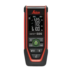 Leica D2G-2 Afstandsmeter in tas - Bluetooth / NFC - groen - 150m - IP54