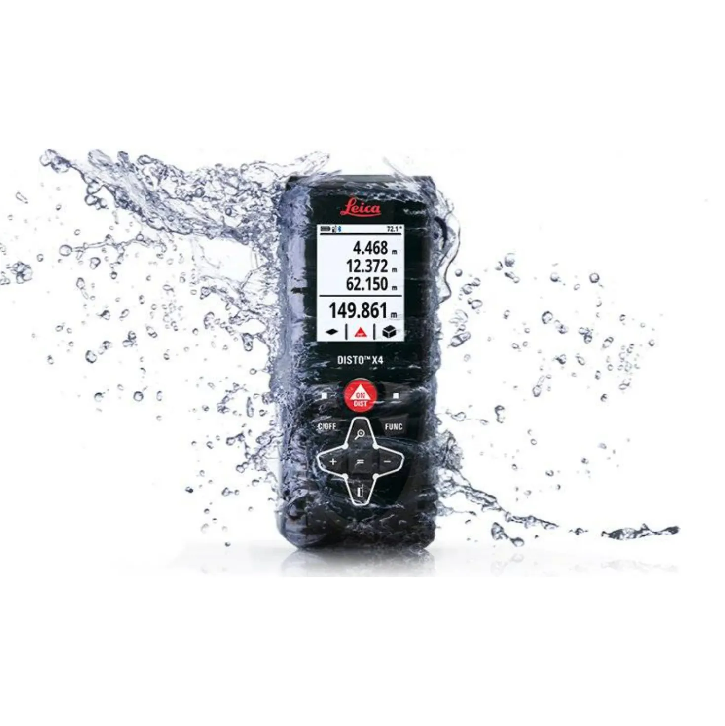 Leica Disto X4 Afstandsmeter met camerafunctie in tas - bluetooth - 150m