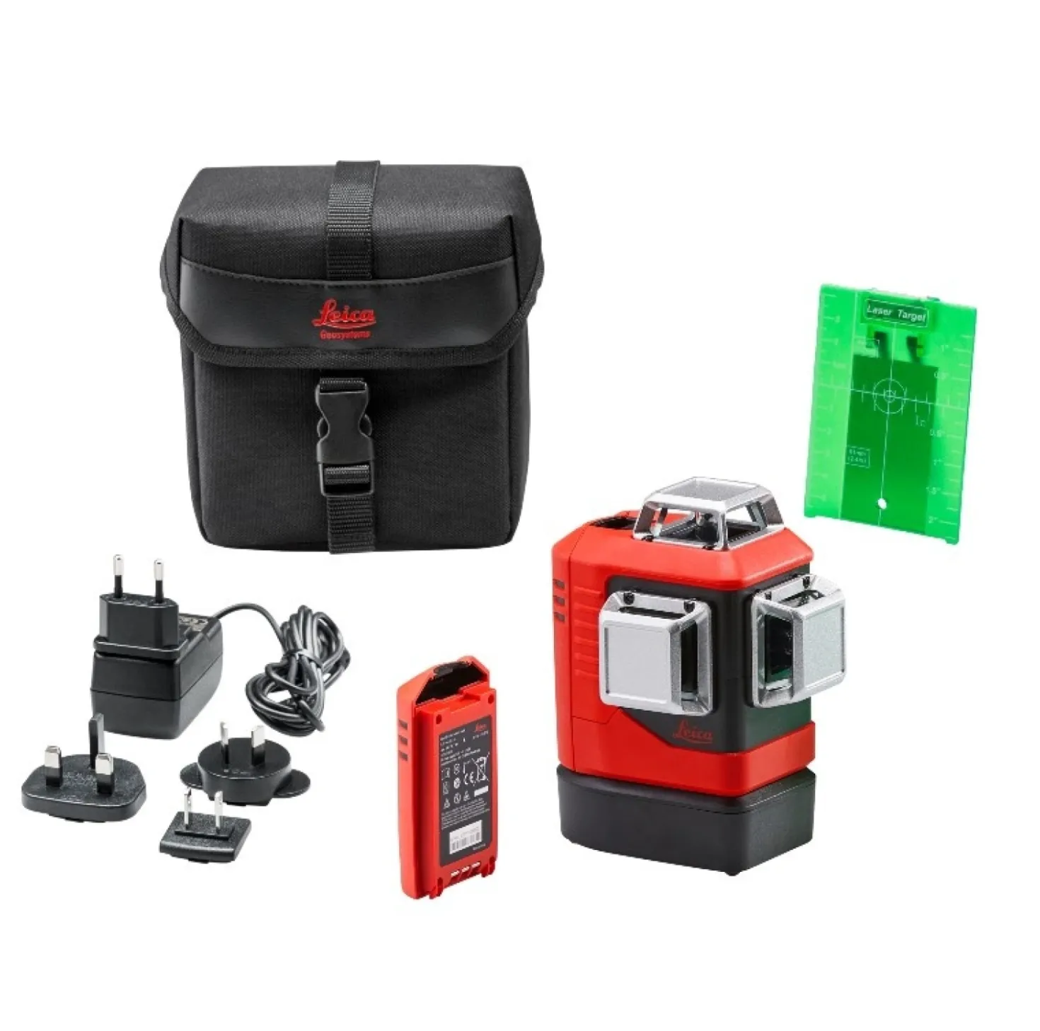 Leica Lino L6Gs-1 Kruislijnlaser in tas - groen - 3x 360° - IP54
