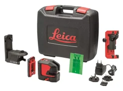 Leica Lino L2P5G-1 Kruislijnlaser in koffer incl. statief - groen - 2 lijnen - IP54