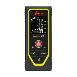 Leica X1-1 Afstandsmeter in tas - Bluetooth / NFC - rood - 100m - IP65