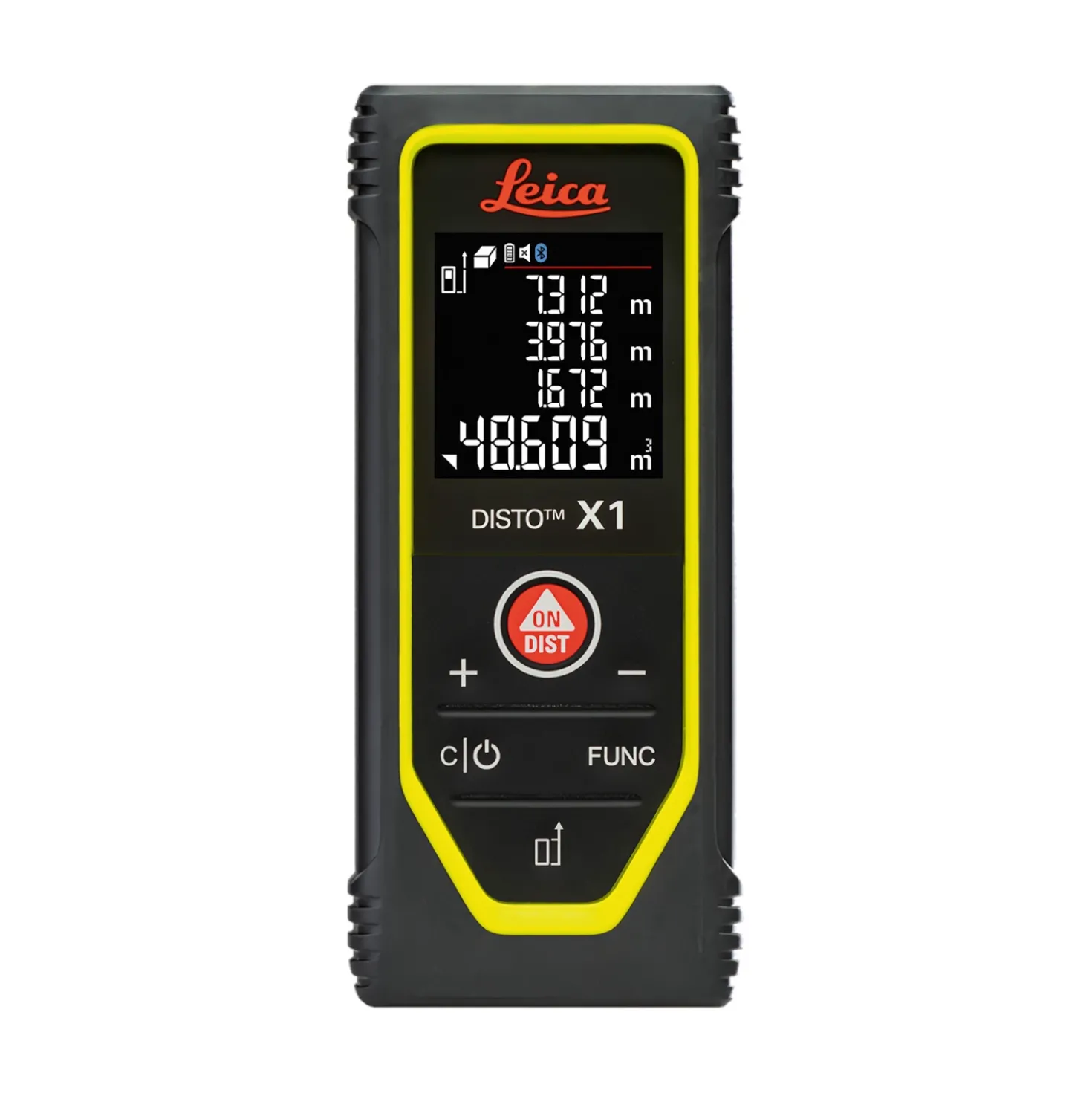 Leica X1-1 Afstandsmeter in tas - Bluetooth / NFC - rood - 100m - IP65
