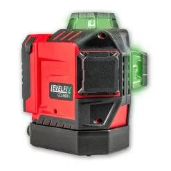 Levelfix CCL460G SET 3D Cone / Kruislijnlaser 3x360° incl. statief - Groen - 40m