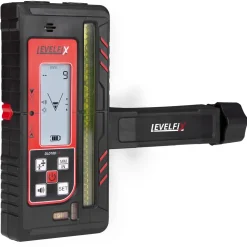 Levelfix 650Hb Roterende laser set incl. ontvanger in koffer - Rood - 600m - IP66