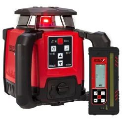 Levelfix 650H Roterende laser set incl. ontvanger in koffer - Rood - 600m - IP66