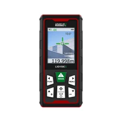 Levelfix LXD150CG Afstandsmeter in tas - Bluetooth - 150m - groen - IP68