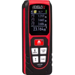 Levelfix LXD100i Afstandsmeter in tas - Bluetooth - 100m - IP54