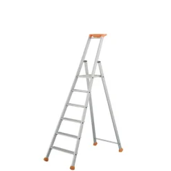 Little Jumbo 1223700006 Industrietrap 2370 - Enkel - Aluminium - 1 x 6 treden - max. werkhoogte 3,32m