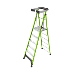 Little Jumbo 48424306 Little Giant Fortress Bordestrap - Enkel - Fiberglas - 1 x 6 treden - max. werkhoogte 3,65m