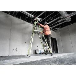 Little Jumbo 48424305 Little Giant Fortress Bordestrap - Enkel - Fiberglas - 1 x 5 treden - max. werkhoogte 3,37m