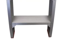 Little Jumbo 4741000206 SuperPRO Dubbele trap - Aluminium - 2 x 6 treden - max. werkhoogte 1.45 m.