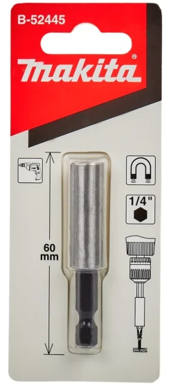 Makita B-52445 Bithouder magnetisch 1/4"x60mm