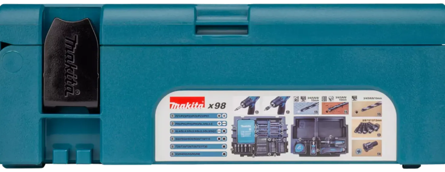 Makita B-53154 Boor-/schroefbitset 98-delig