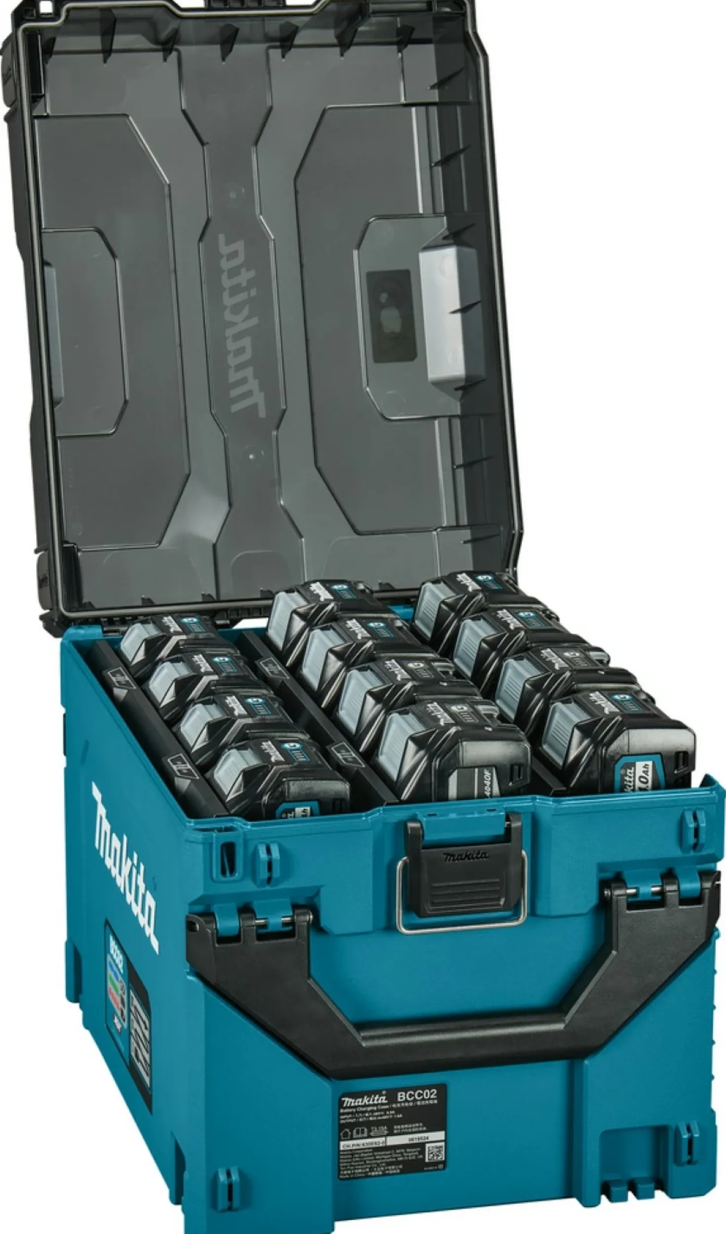 Makita BCC02 XGT Oplaadbox voor max 12 accu's (max. BL4040F)