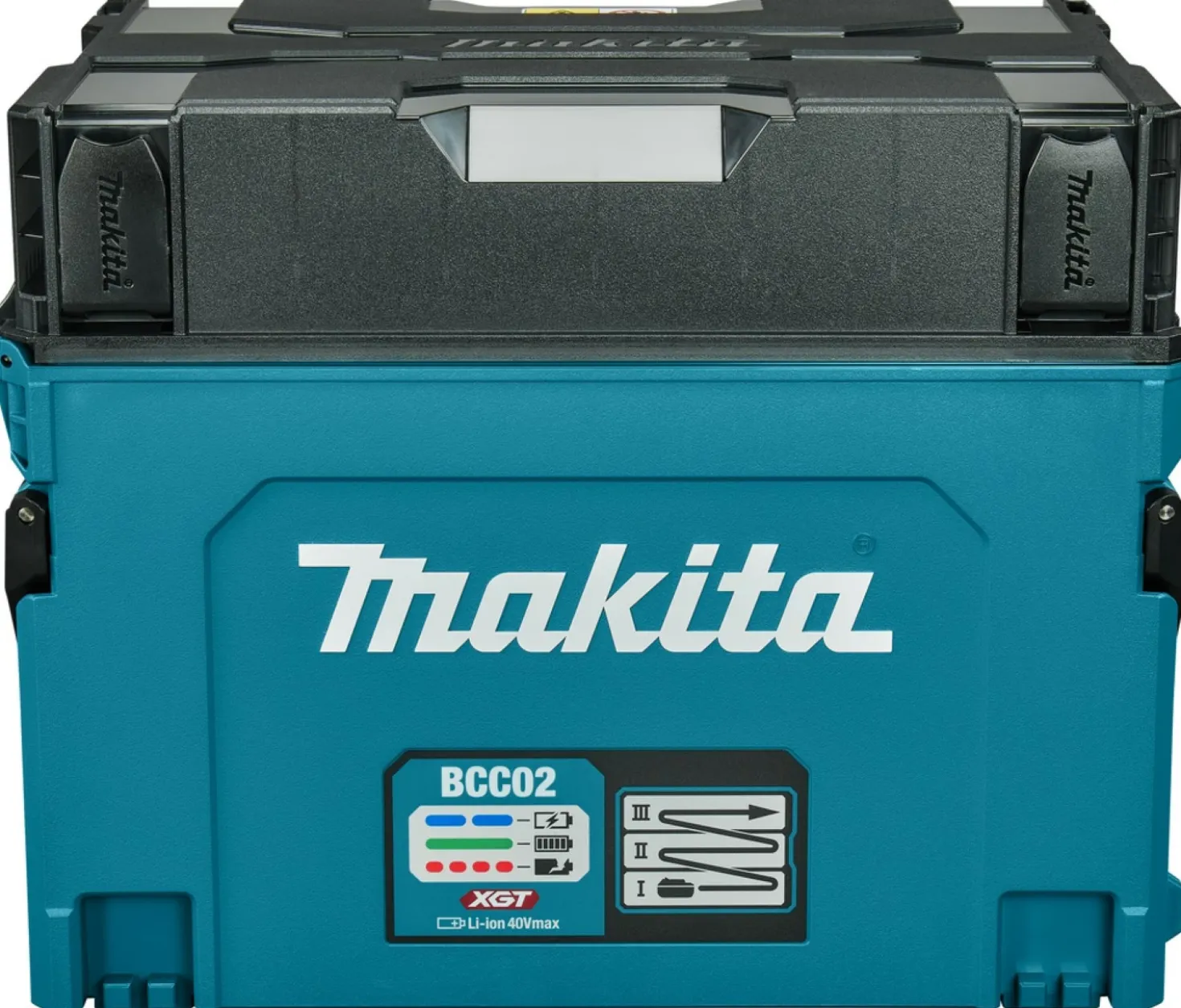 Makita BCC02 XGT Oplaadbox voor max 12 accu's (max. BL4040F)