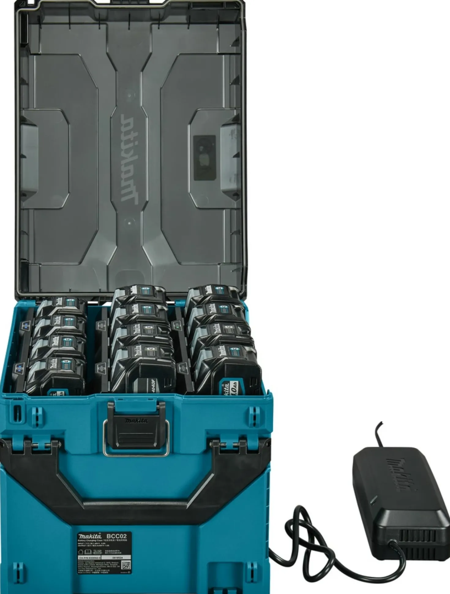 Makita BCC02 XGT Oplaadbox voor max 12 accu's (max. BL4040F)