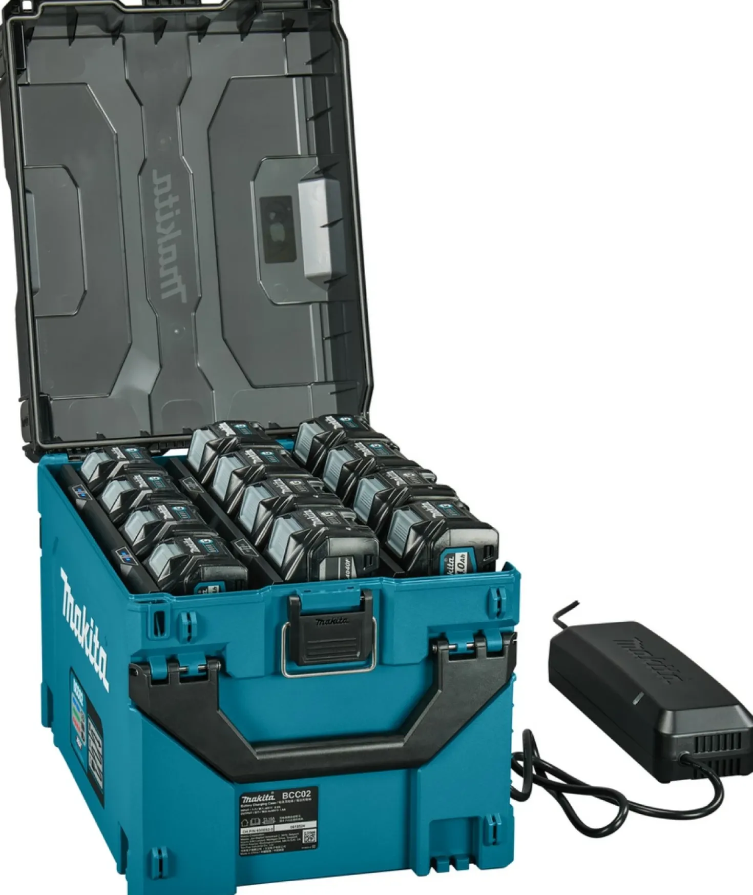 Makita BCC02 XGT Oplaadbox voor max 12 accu's (max. BL4040F)