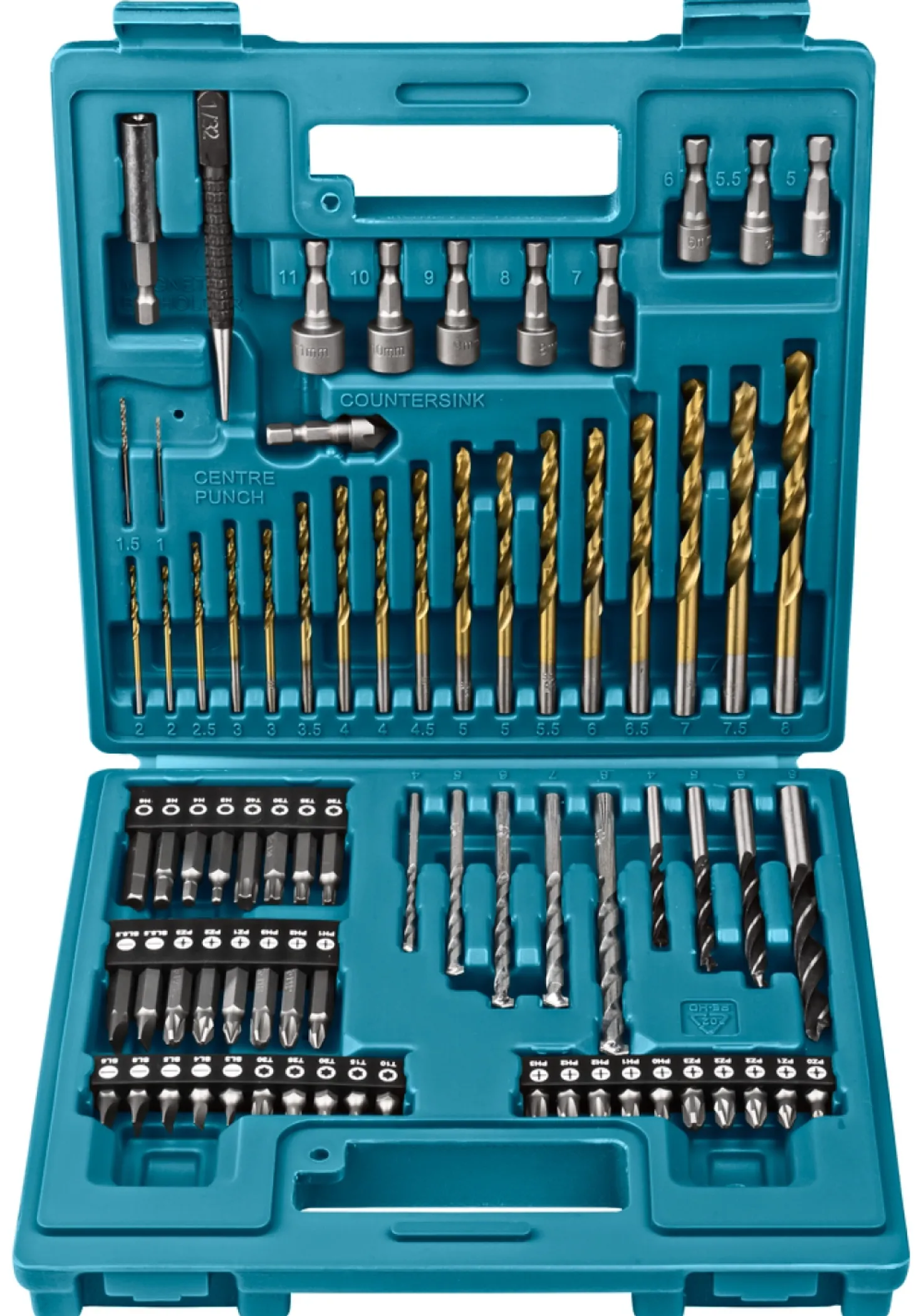 Makita B-49373 75-delige Boor-/schroefbitset