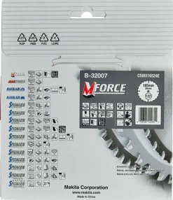 Makita B-32007 Mforce cirkelzaagblad voor Hout - 165 x 20 x 24T