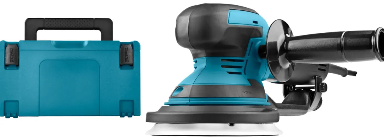 Makita BO6050J Excentrische schuurmachine in Mbox - 750W - 150mm - variabel