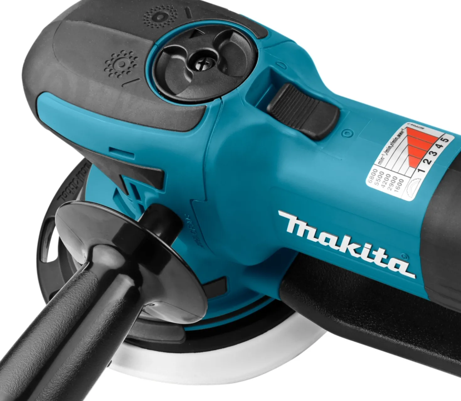 Makita BO6050J Excentrische schuurmachine in Mbox - 750W - 150mm - variabel
