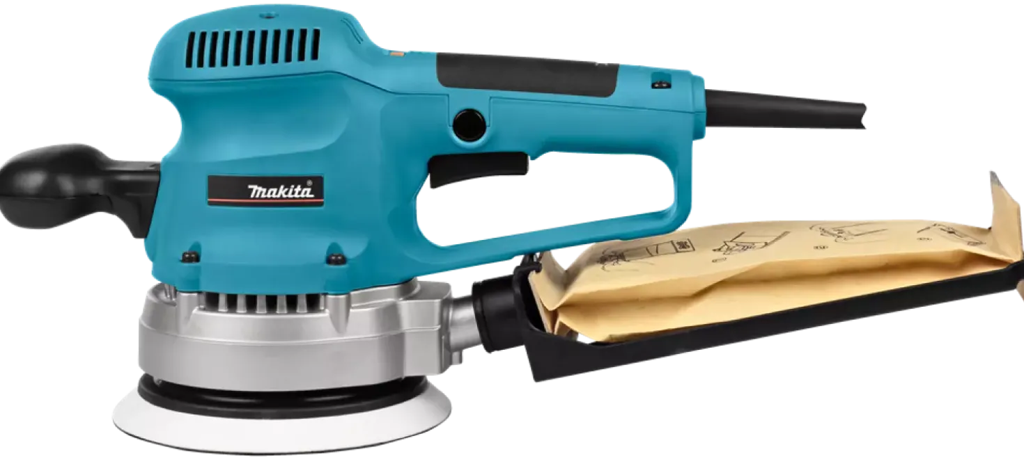 Makita BO6030J Excentrische schuurmachine in Mbox - 310W - 150mm - variabel