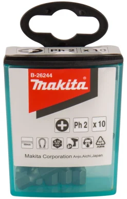 Makita B-26244 Schroefbit PH2X50mm 10 stuks