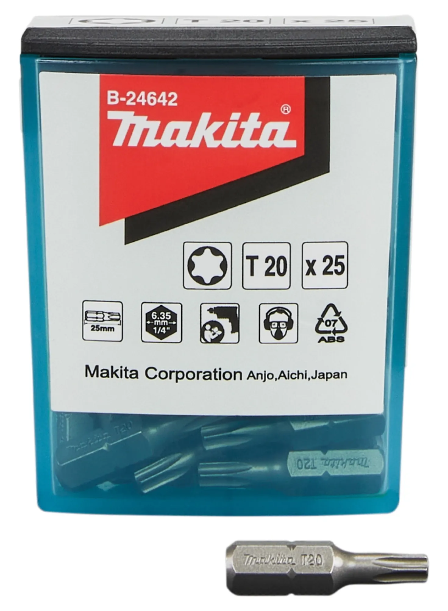 Makita B-24642 Schroefbit - T20x25mm (25st)
