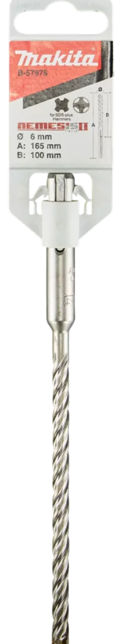 Makita B-57978 SDS-plus Betonboor - 6 x 165mm - Beton / Steen