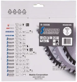 Makita B-33336 Specialized afkortzaagblad Aluminium - 260 x 30 x 100T