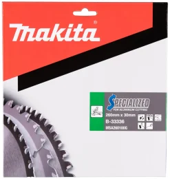 Makita B-33336 Specialized afkortzaagblad Aluminium - 260 x 30 x 100T