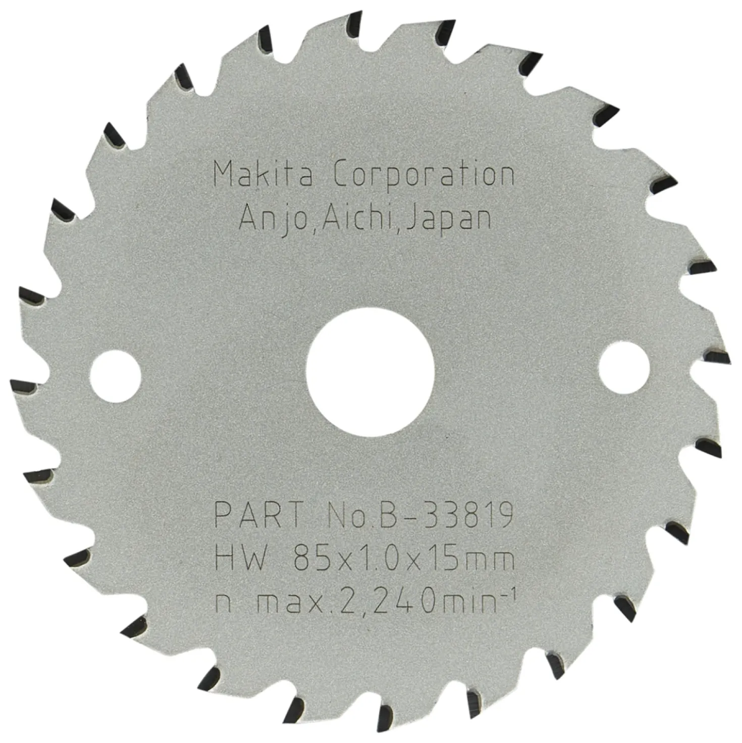 Makita B-33819 Specialized cirkelzaagblad voor Laminaat - 85 x 15 x 24T