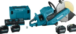 Makita CE002GL402X XGT 2x40 V Max Li-ion accu Doorslijper set (4x 8,0Ah) in doos/Mbox - 355mm