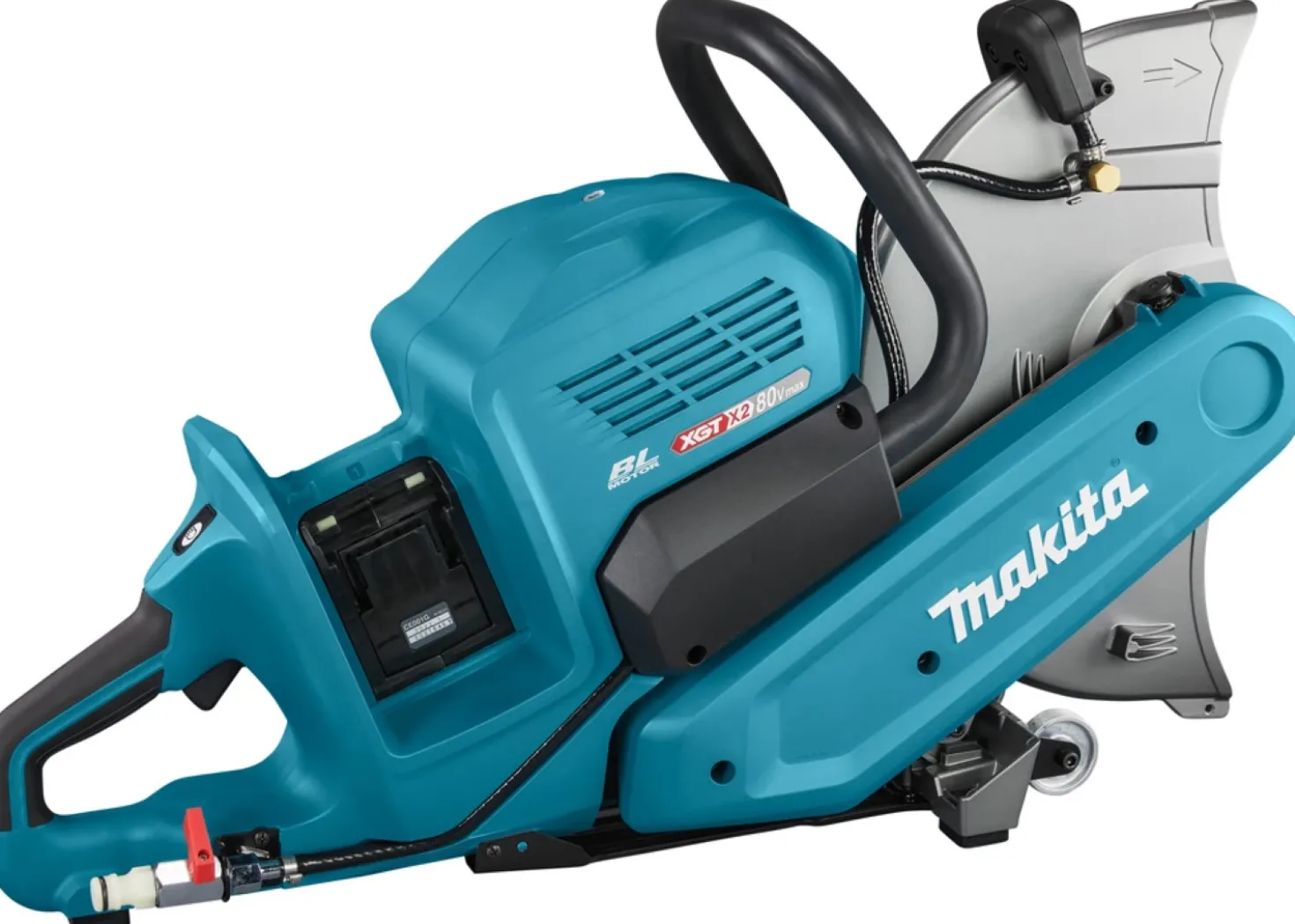 Makita CE001GT401X XGT 2x40V Max Li-Ion Accu Doorslijper set (4x 5,0Ah) in Mbox - 355mm