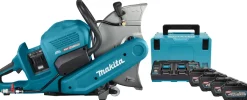 Makita CE001GT401X XGT 2x40V Max Li-Ion Accu Doorslijper set (4x 5,0Ah) in Mbox - 355mm