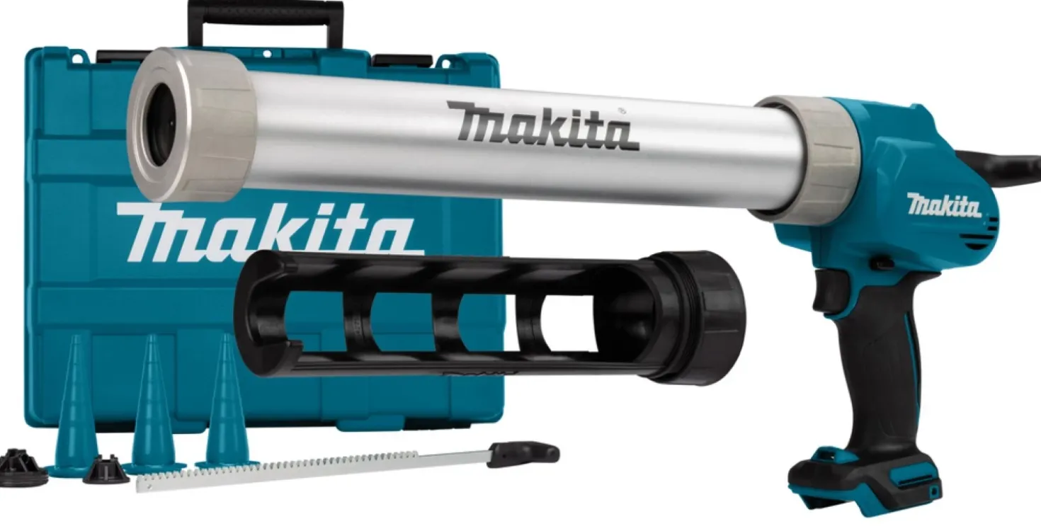 Makita CG100DZXK 10,8V Lijm- en kitspuit body met 2 patroonhouders - 5000N