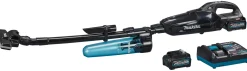 Makita CL002GD214 40V Max Li-Ion accu steelstofzuiger set (2x 2,5Ah) - 0,5L - Zwart